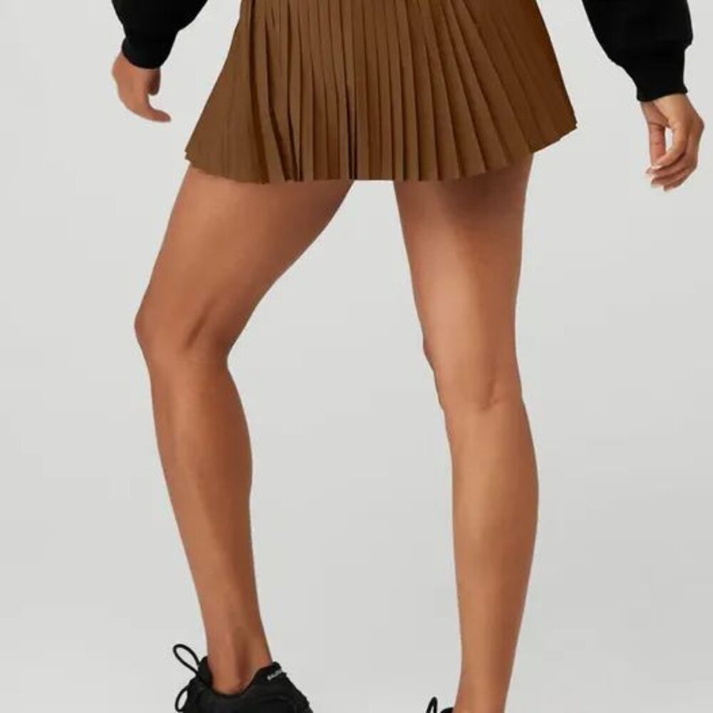 Alo Yoga Grand Slam Tennis Skirt in Brown(NWOT)